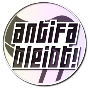 antifa bleibt! Logo